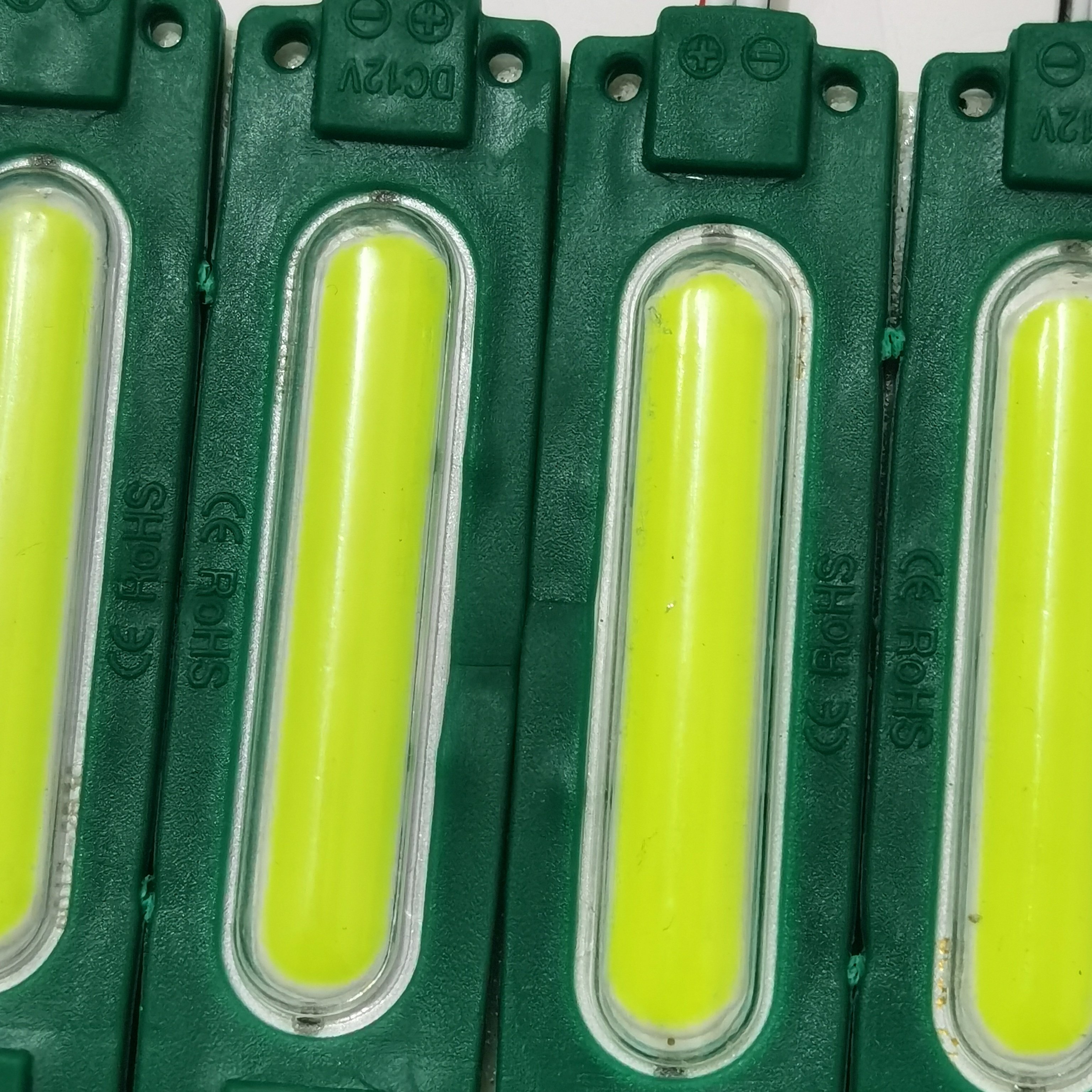 COB Power LED Modules DC 12V/24V Waterproof Blue Light Commercial Advertising Sign 2W LED Module Aluminum ROHS IP65/IP68