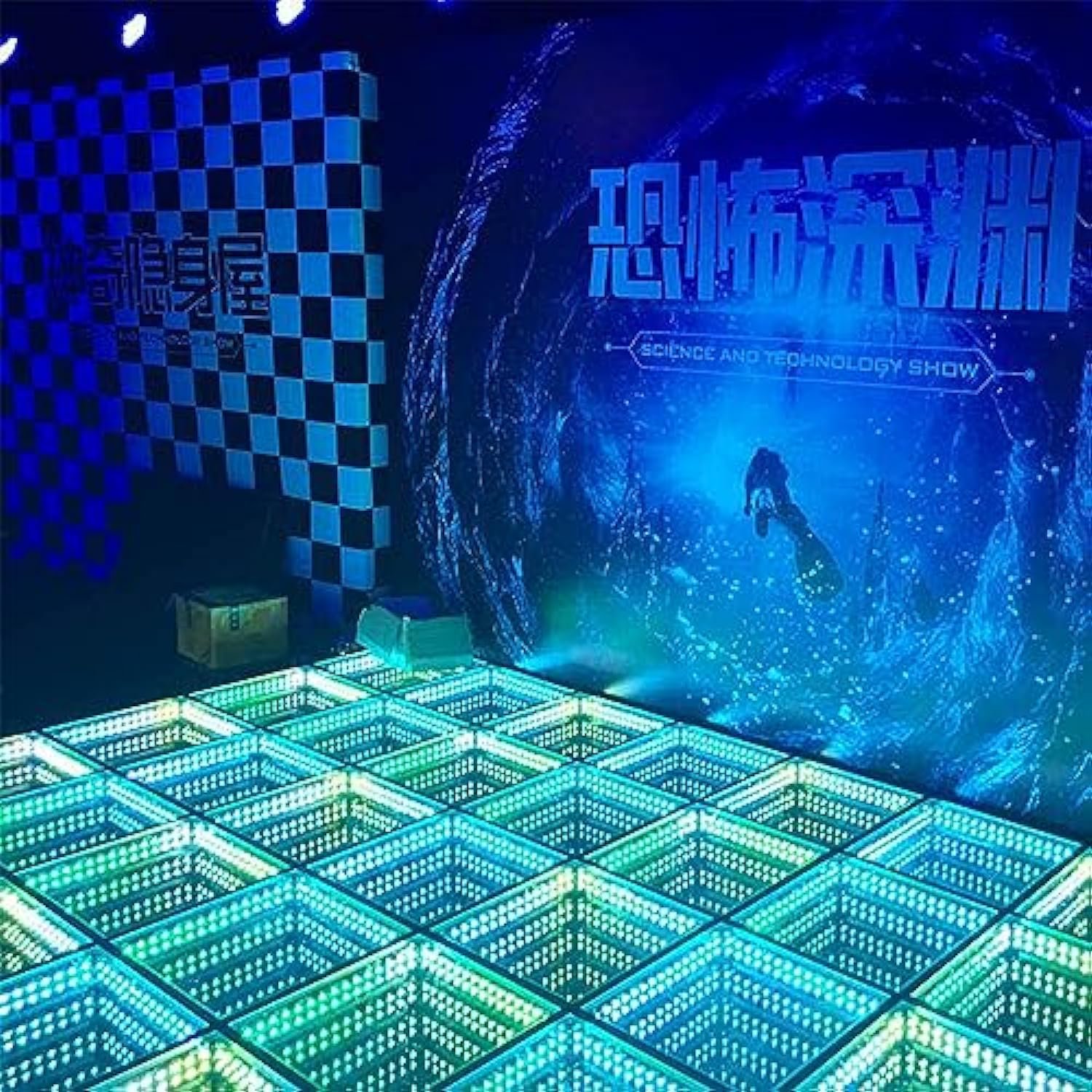 3d Infinity Mirror Video Light Led Dance Floor