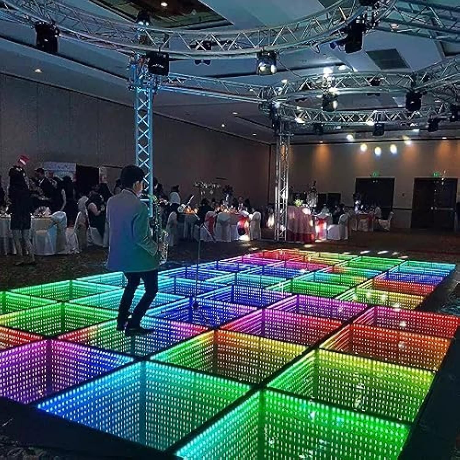 3d Infinity Mirror Video Light Led Dance Floor