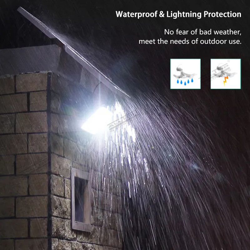 ALLTOP High Lumen Smart Outdoor Waterproof Aluminum Garden Ip65 50 100 150 200 W Solar Led Flood Lamp