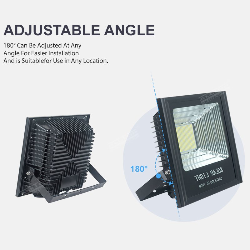 ALLTOP High Lumen Smart Outdoor Waterproof Aluminum Garden Ip65 50 100 150 200 W Solar Led Flood Lamp