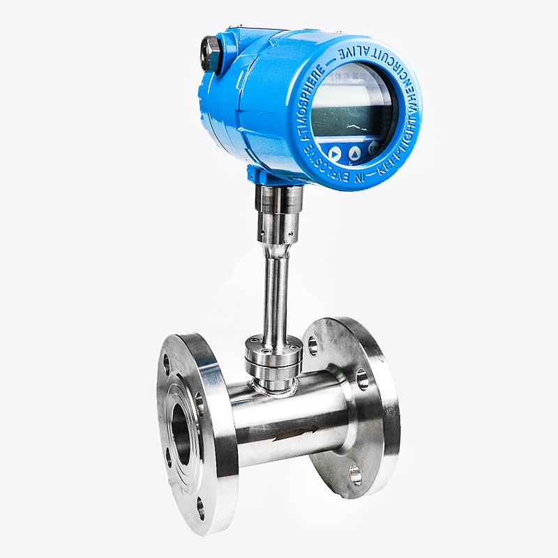 Vortex Flowmeter With Digital Display Vortex Street Flow Meter Sensors DN15-1600 Steam Air Flow Measuring Tools
