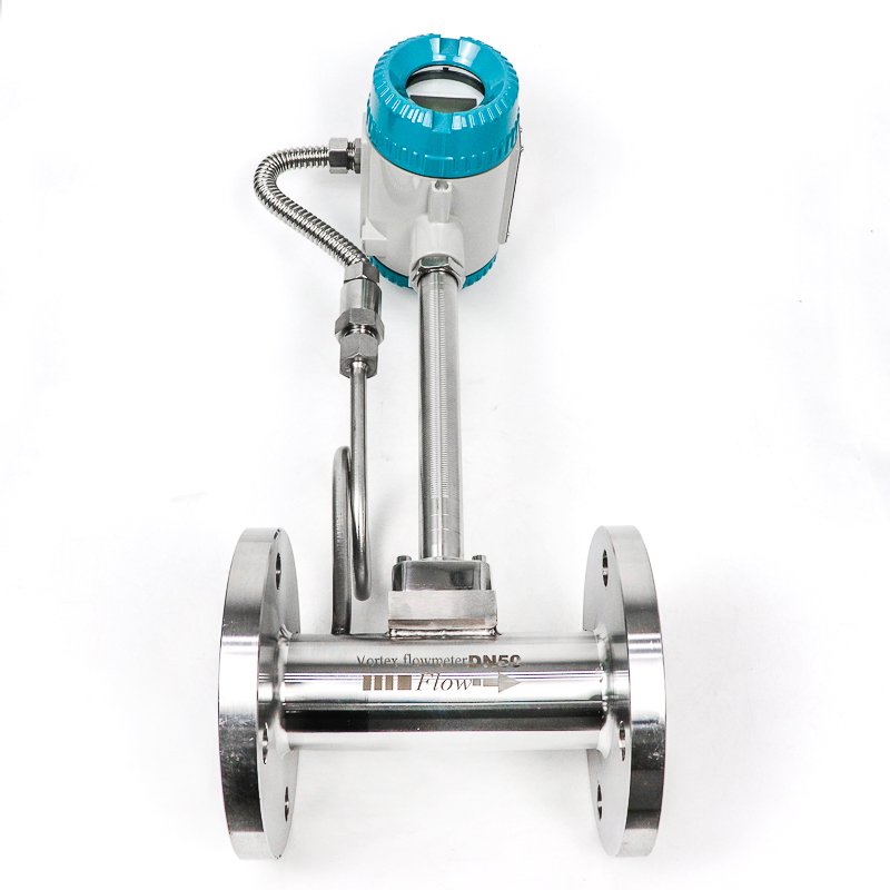Vortex Flowmeter With Digital Display Vortex Street Flow Meter Sensors DN15-1600 Steam Air Flow Measuring Tools