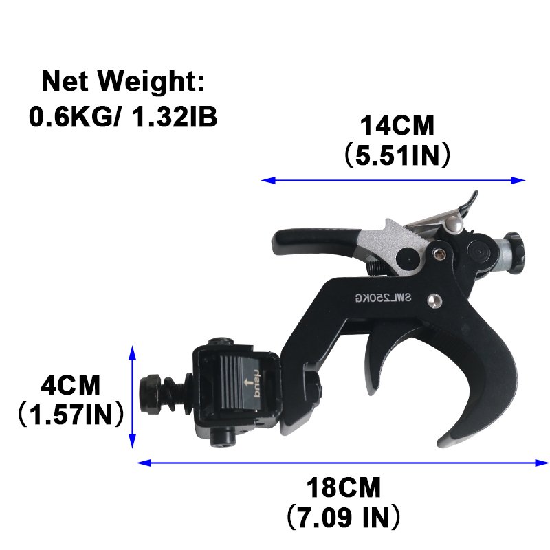Lgracelite 551lB Quick Release Lighting Clamp Dj Event Show Gig Folding Light Truss Hook