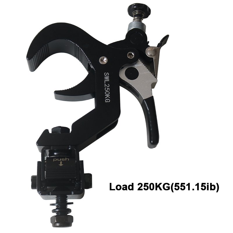 Lgracelite 551lB Quick Release Lighting Clamp Dj Event Show Gig Folding Light Truss Hook