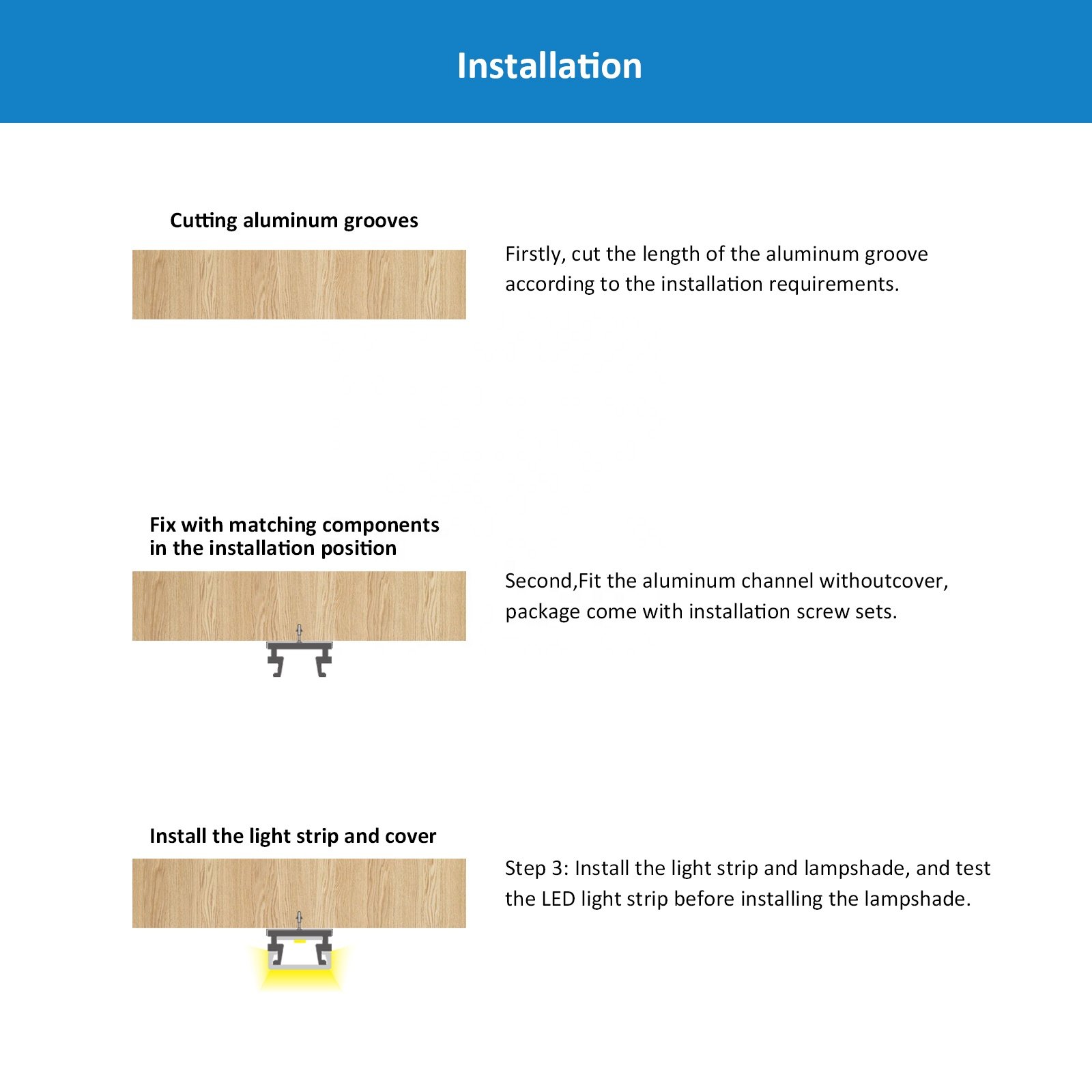 Fashion 047 Led Strip Light Aluminum Profile Wardrobe 12*8mm Mounted Cabinet Led Profile Aluminum