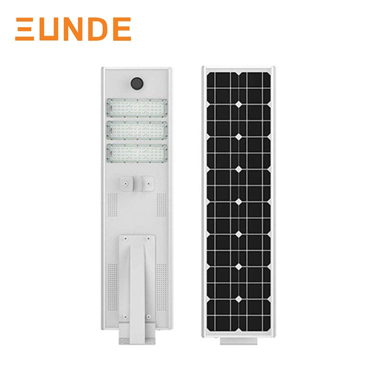 SUNDE High Quality Outdoor Road Solar Powered Lighting Integrated All in One LED Solar Street Light