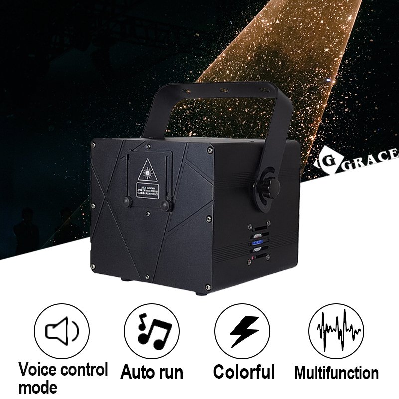 Grace 2W RGB Animation Laser Show Lights Night Club DJ Party Pro Disco Laser Stage Lighting