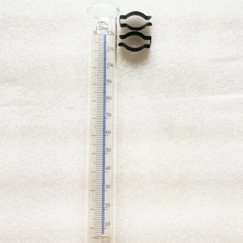 1PCS 32ml 45ml 90ml 100ml 120ml 150ml 260ml 320ml Glass Tube Cylinder Flow Meter Measuring for Diesel Test Bench