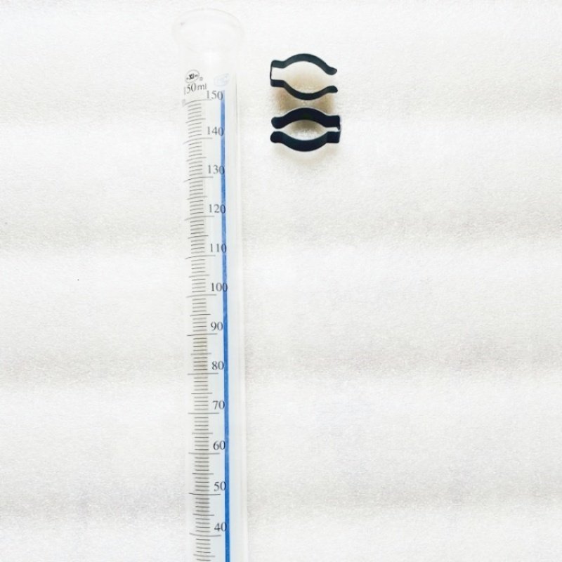 1PCS 32ml 45ml 90ml 100ml 120ml 150ml 260ml 320ml Glass Tube Cylinder Flow Meter Measuring for Diesel Test Bench