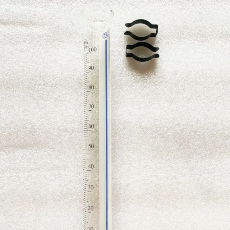 1PCS 32ml 45ml 90ml 100ml 120ml 150ml 260ml 320ml Glass Tube Cylinder Flow Meter Measuring for Diesel Test Bench