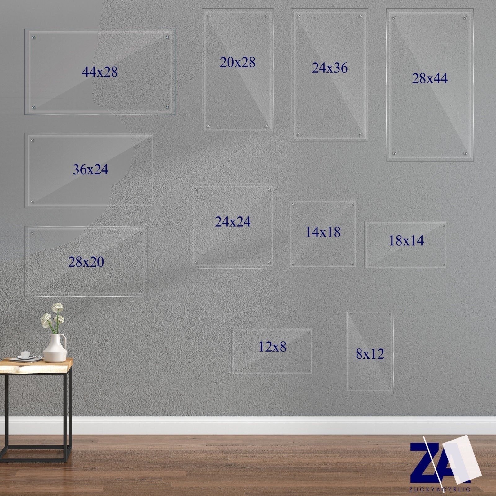 Acrylic Sign Business Board Any Text Printed QR Code House Number Sign Printed Logo Address Signage Restaurant Decorations