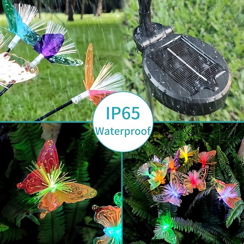 Factory Wholesale Outdoor 7 Color Solar Lights Landscape Lighting Solar Christmas Decoration Garden Lights for Yard Garden