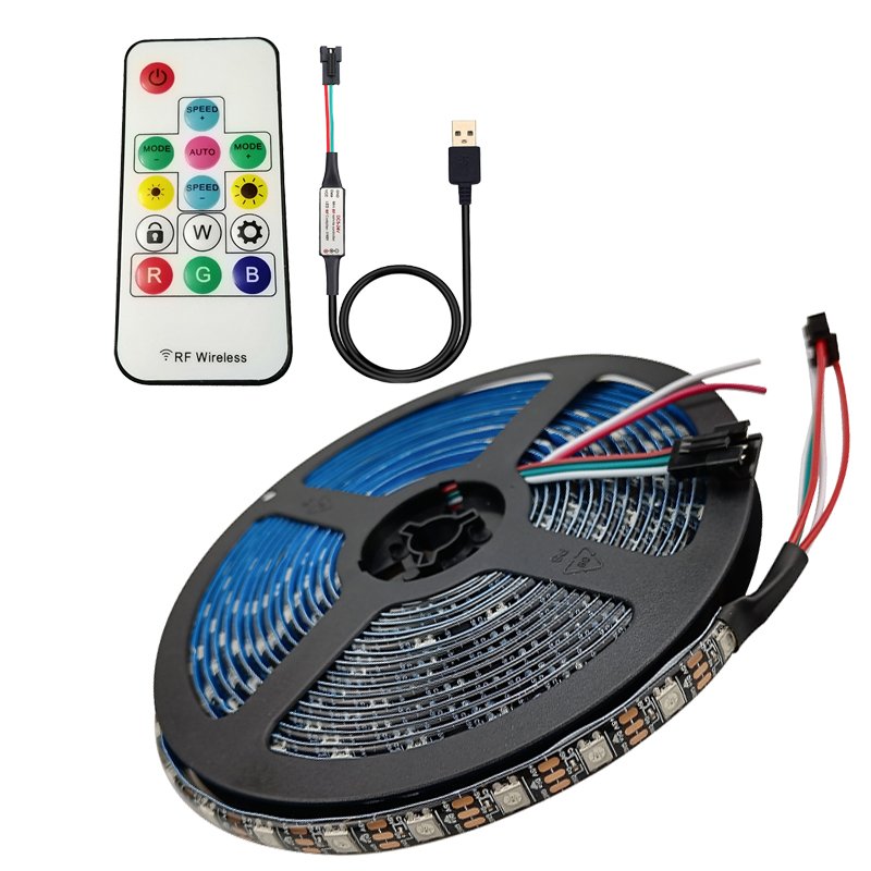 DC5V 12V WS2811IC 2812b 2813 2815 Addressable Pixel Rgb 5050 Led Strip 30 60 96 144LEDS/M IP20 IP65 IP67 IP68 Led Light Strip