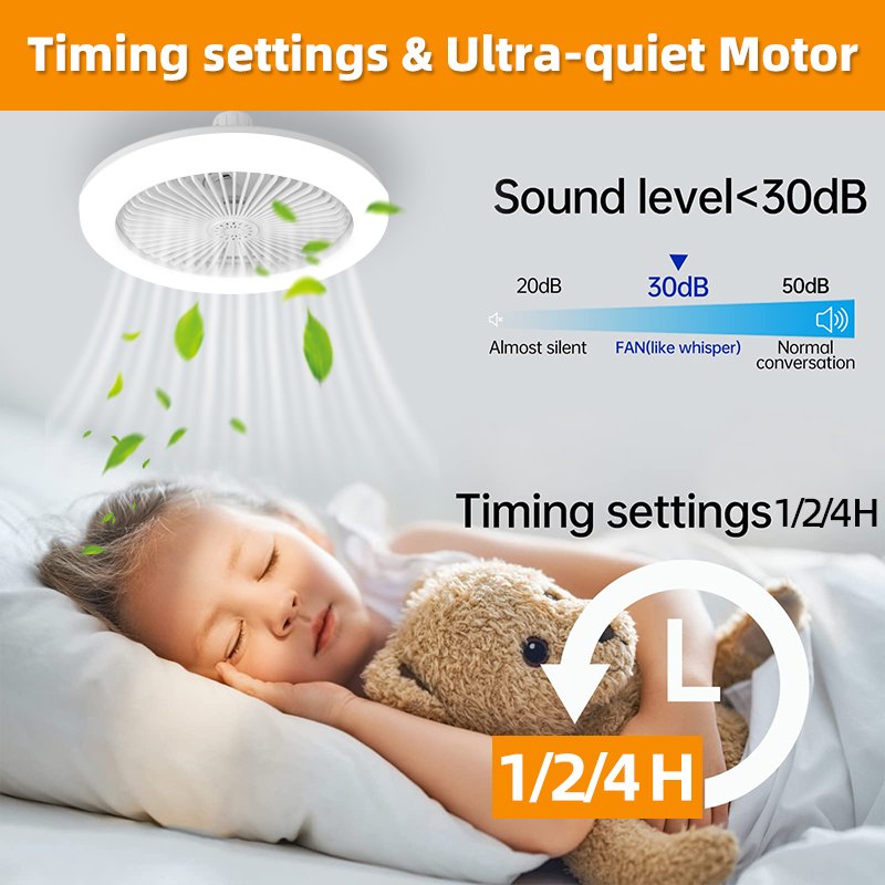Modern Intelligent Remote Control Ceiling Fan With Light for Home Dimming Fans Bulb Light/Ceiling Fans Light/Led Ceiling Fans