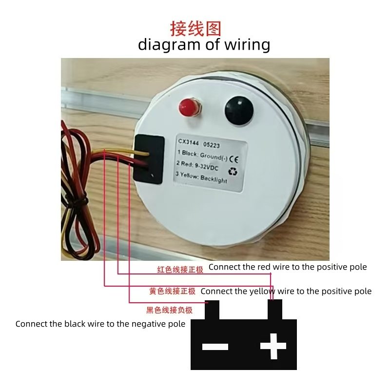 85mm Digital LED Auto Meter Universal GPS Speedometer With Tachometer Compatible With All Cars Reads 0~120km Mph