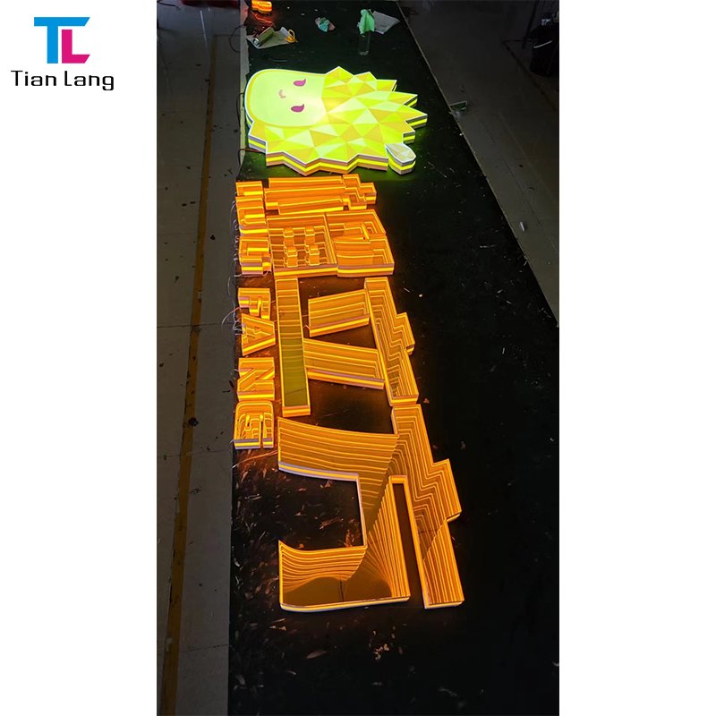 New Design Custom Infinity Effect Neon Sign Wall Decoration Multi-layer Mirror Acrylic 3d Magic Neon Sign
