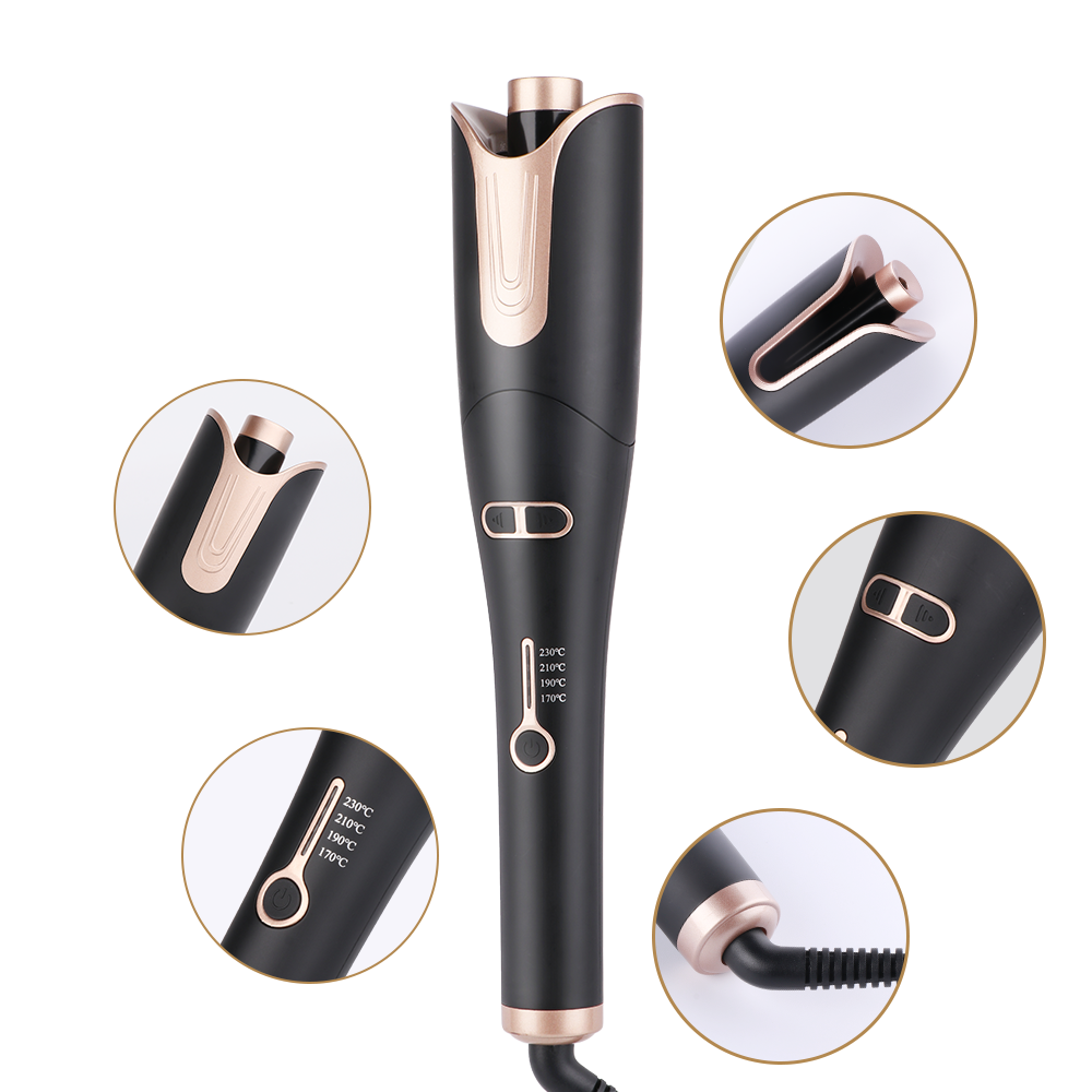 New Hot Selling Professional Automatic USB Rechargeable Portable Mini Hair Curler Auto Shutoff Portable Curling Hair Tool