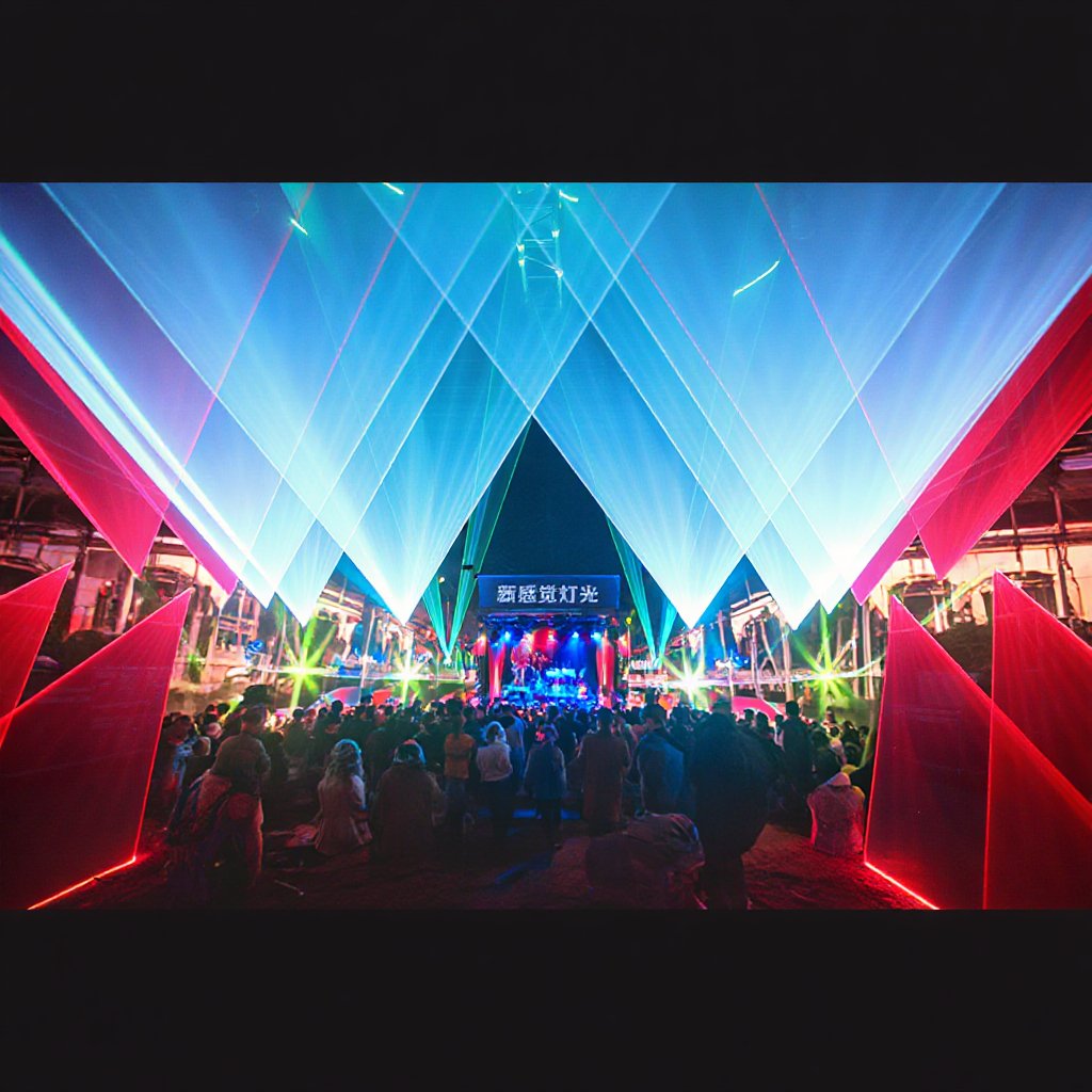 A3-710B 10W RGB Laser Beam Light Show Outdoor DJ Disco Party Stage Event LED Light Iron RGBW DMX DMX512 IP65 KTV Night Club