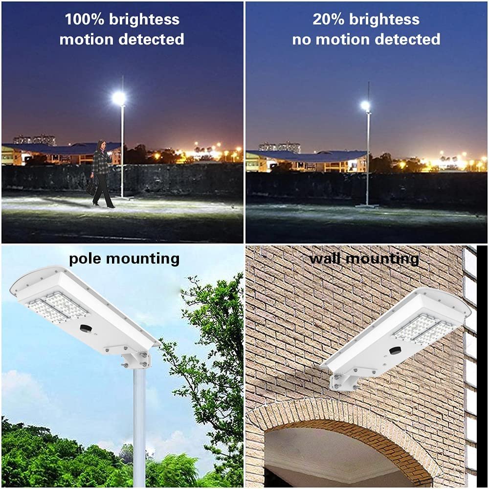 Smart Outdoor Road and Garden LiFePO4 Battery 25w 30w Integrated Power Energy Solar Led Street Lamp Motion Sensor