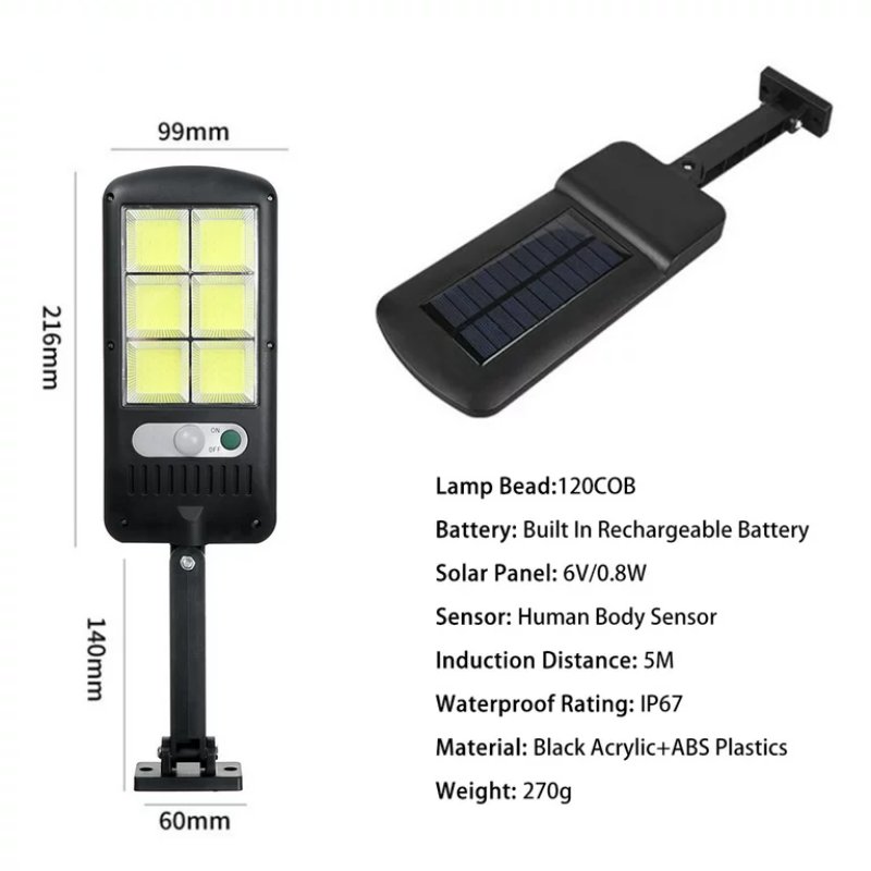 Customized Solar Powered LED Street Light Tempered Glass 300W 500W Solar Street Light with Camera Outdoor