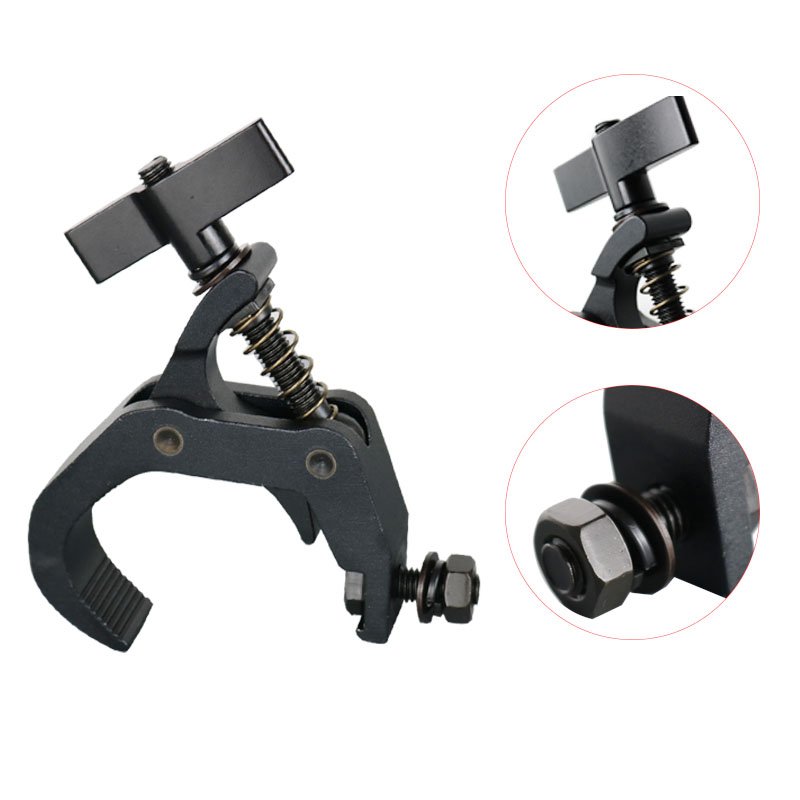 Grace Aluminum Truss Clamps Sstage Light Heavy Duty Hanging Hook Bracket Trigger Clamp Can Bear 200KG