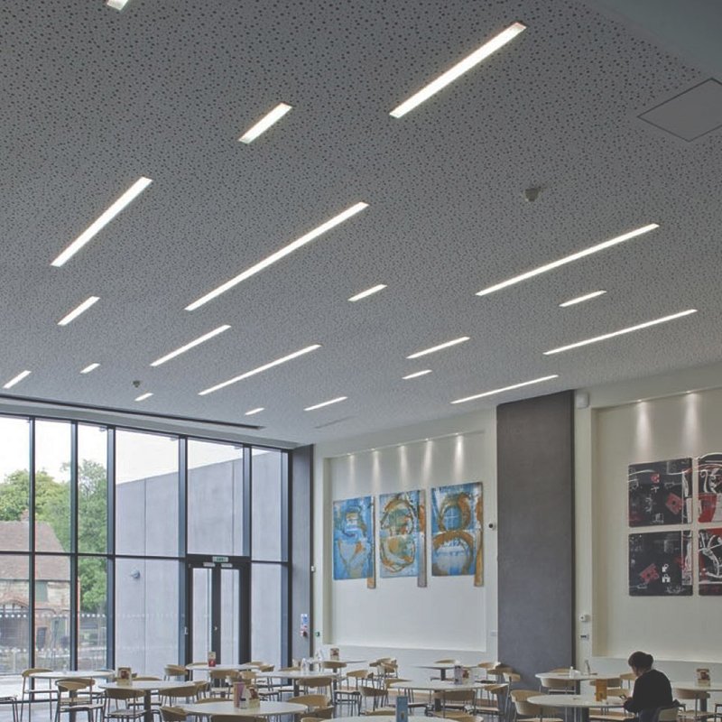 90x35mm Recessed LED Linear Light Linkable Profile Recessed Led Ceiling Light Fixtures for Warehouse, Office