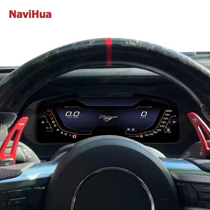 NaviHua Virtual Cockpit 12.3 Inch Cluster for Ford Mustang 2015 2020 Meter LCD Instrument Digital Cluster Dashboard Automotive