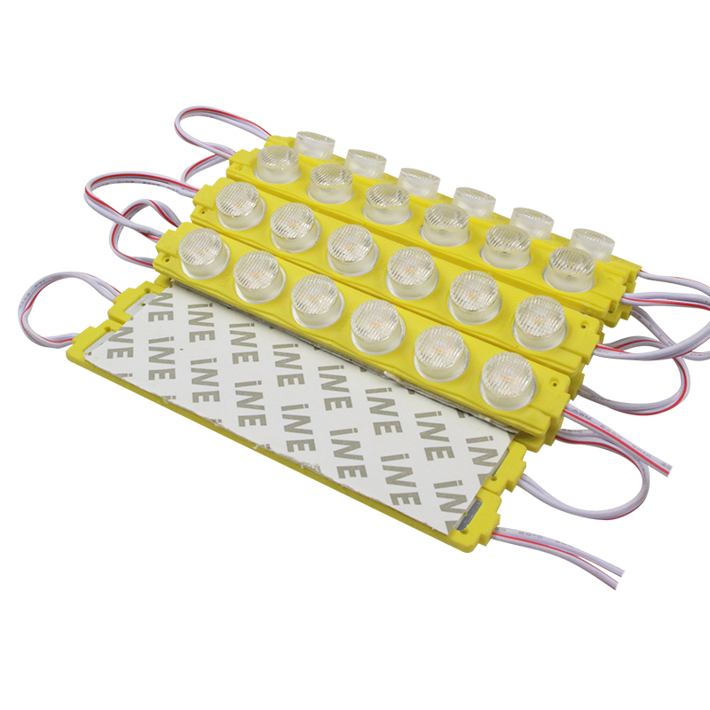 IP6512V 24v 220v SMD2835 6leds LED ModuleHigh Brightness Side Light With Waterproof Lens for Advertising Board