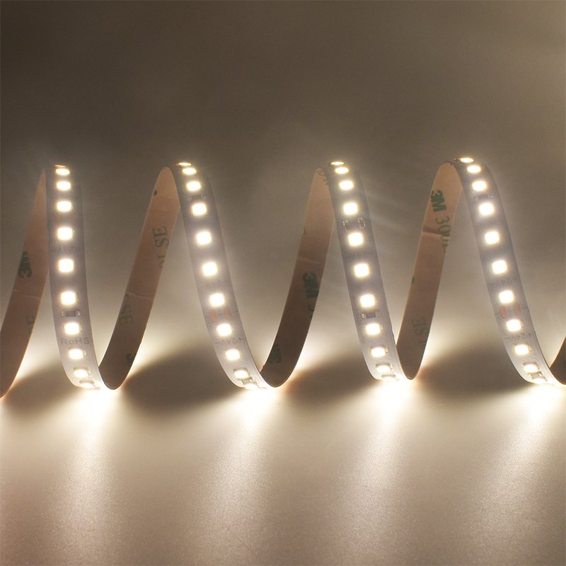 3OZ PCB Angel Eyes CRI90 Strip Light 3000K 4000K 5000K 24V 140leds 8MM 2835 Full Spectrum Strip for Protect Eyes Light