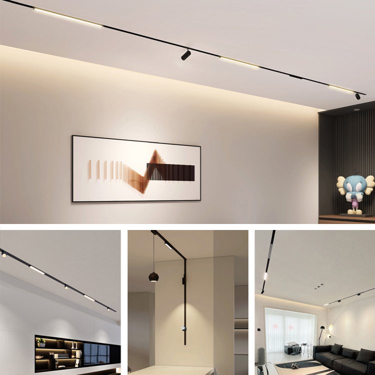 Zhongshan Hidden Circle Zigbee Smart 35 Ultra-Thin Magnetic Warm White Ultra Slim Track Light for Family Room