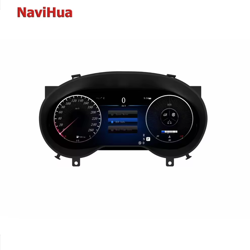 Navihua New Arrival Digital Cluster Instrument Auto Meter Dashboard LCD for Benz Class/GLA/CLA 2015-2019 Speedometer Linux