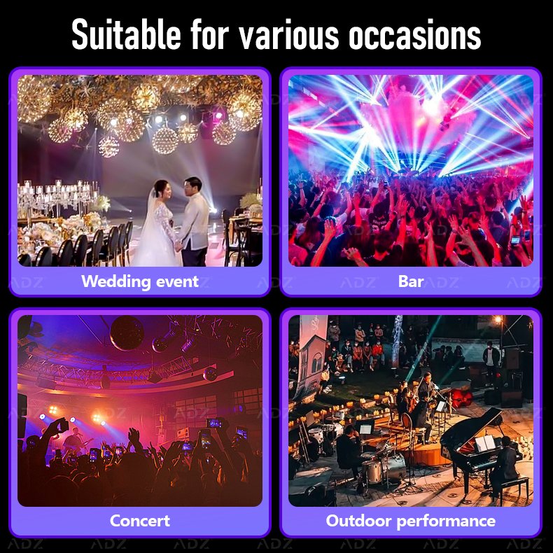ADZ 600W Wedding Stage Event LED DMX Follow Spot Light Electronic Focus Wedding Show Holiday Stage Follow Spot Light
