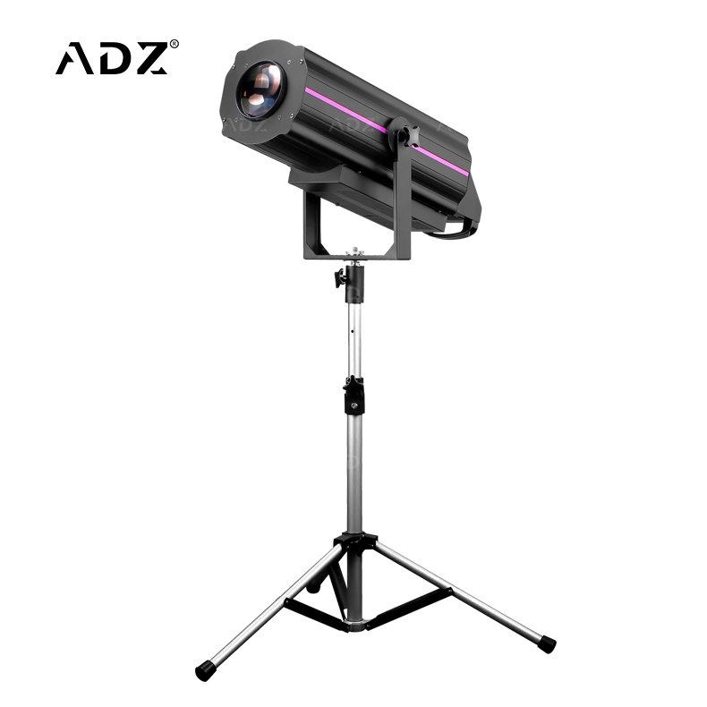 ADZ 600W Wedding Stage Event LED DMX Follow Spot Light Electronic Focus Wedding Show Holiday Stage Follow Spot Light