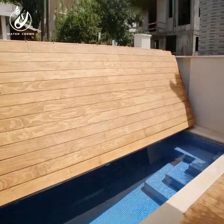 High Grade Folding Floor Auto Pool Cover/pool Deck/pool Enclosure Factory Custoimized for Outdoor Swimming Pool