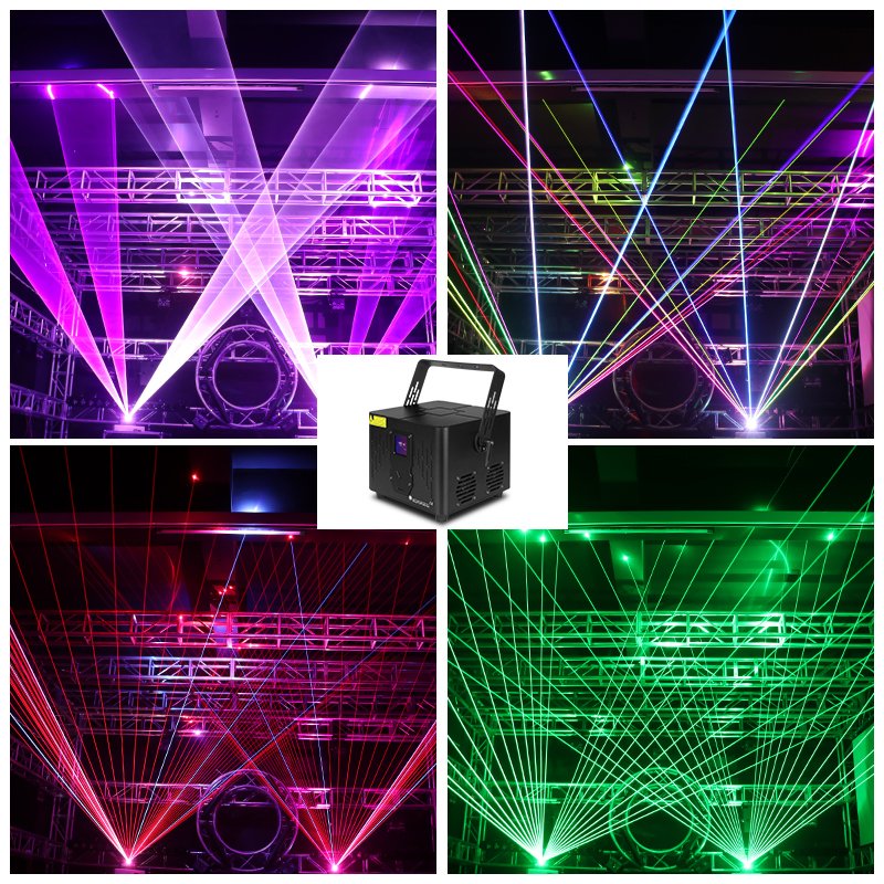 SHTX 10W DMX ILDA Stage Laser Light for Concerts Nightclubs Weddings Disco Parties 8W 6W RGB 3D DJ Laser Show Effects Lights