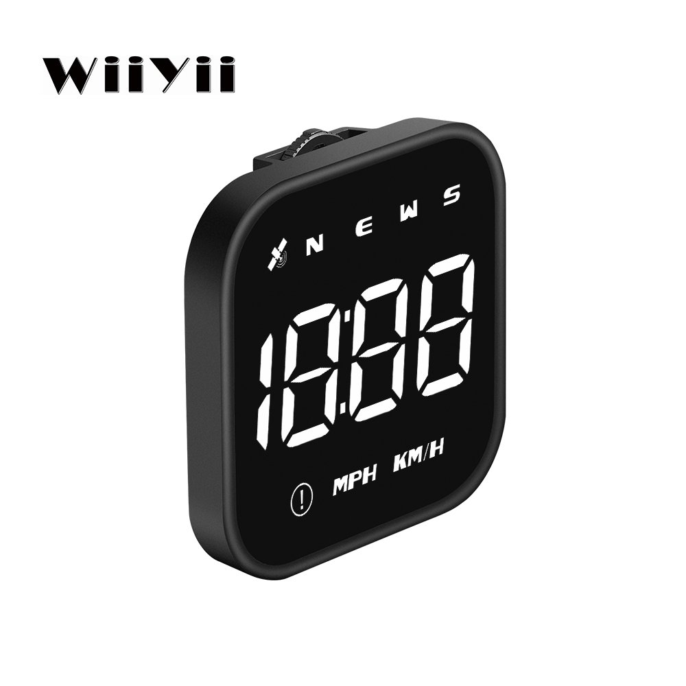 G4S Smart Digital Auto Speedometer LED Head-Up Display with GPS HUD Clock & Alarm Reminder Compatible with All Cars Accessories