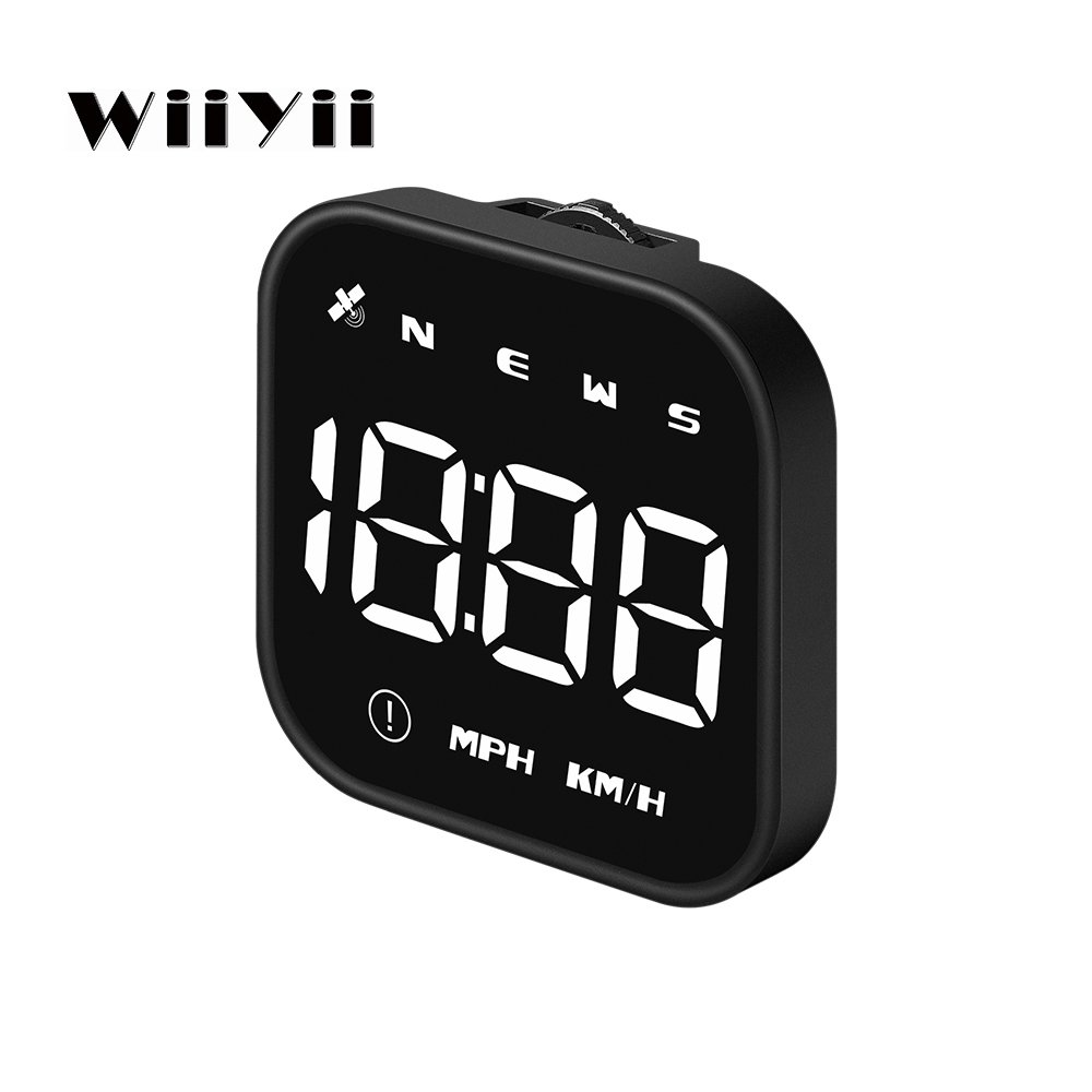 G4S Smart Digital Auto Speedometer LED Head-Up Display with GPS HUD Clock & Alarm Reminder Compatible with All Cars Accessories