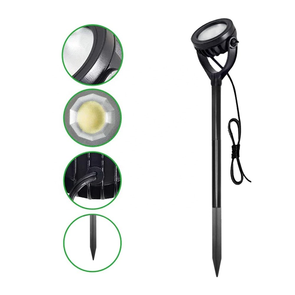 29W Landscape Light Outdoor LED Landscape Light IP65 Waterproof Warm White 12V Outdoor External Pole Plug-in Light