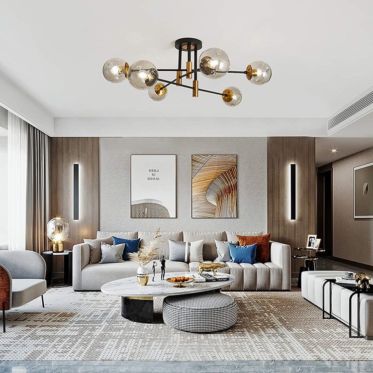 Nordic Modern Loft Home Living Room Fixture Hanging Decoration Ceiling Pendant Light Led Chandelier