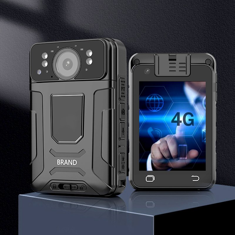 1080P HD Body Worn Camera with 2 Inch Display 32GB Memory GPS Real Positioning Night Vision