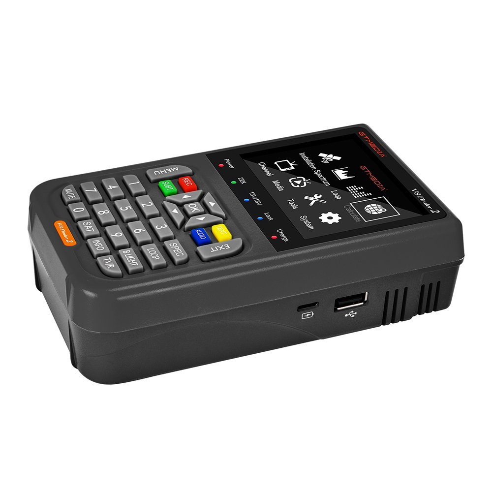 TD- GTMEDIA V8-Finder 2 DVB S2X S2 S Handheld Meter Type C Charger HD Display Signal Sat Locator Satellite Finder