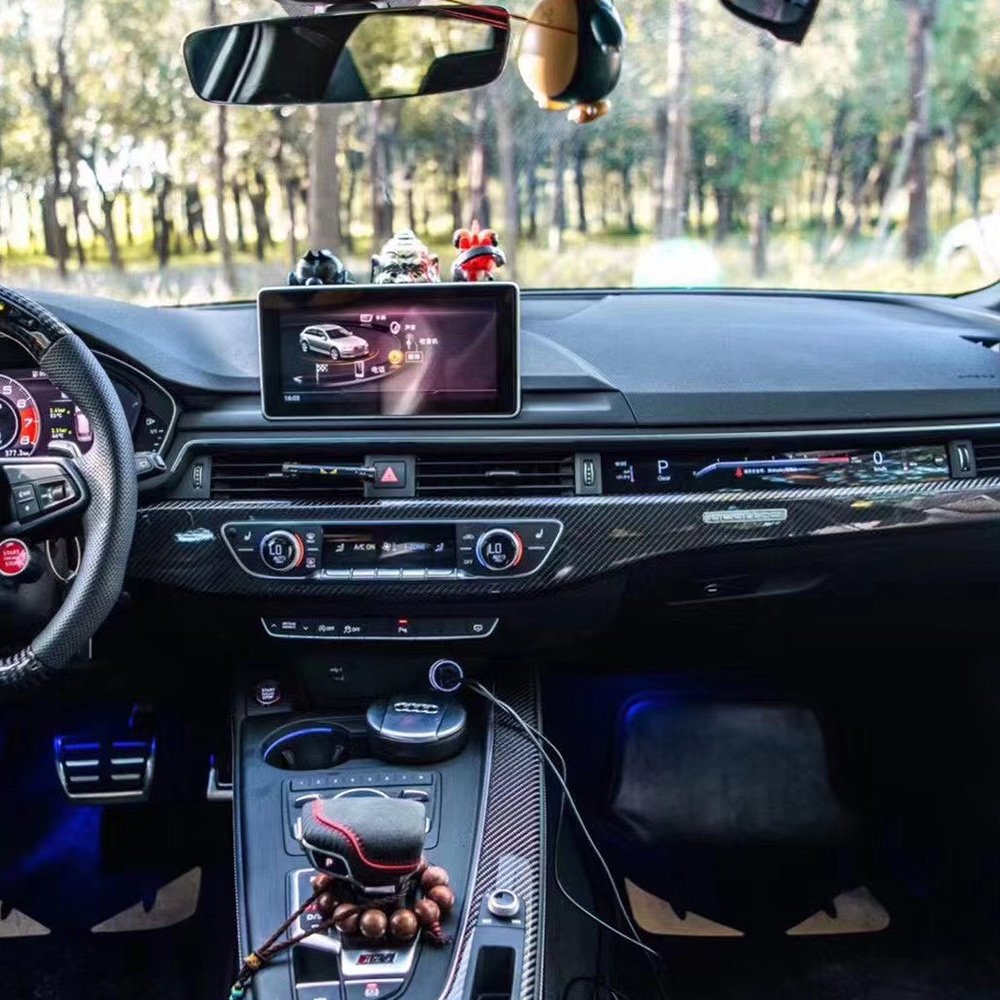 For Audi A4L A4 S4 RS4 A5 S5 RS5 Q7 C8 B9 2017 2018+ LCD Copilot Display Multimedia Android Car Instrument Dashboard Headunit