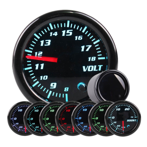 LR AUTO New 2-inch Auto Meter Tachometer Water Temperature Gauge Voltmeter Tachometer Electronic Instrument
