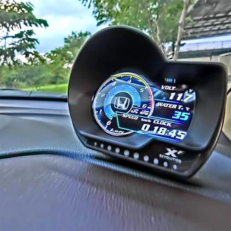 Navihua OBD LUFI XF Car Smart Upgrade Digital Auto Meter Series Multifunction Digital Gauge Meter Prodi Splay OBD Live