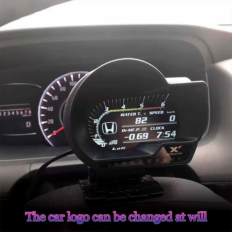 Navihua OBD LUFI XF Car Smart Upgrade Digital Auto Meter Series Multifunction Digital Gauge Meter Prodi Splay OBD Live