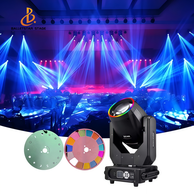 295W LED Moving Head Stage Light RGBW DMX Control Body for Club Party DJ KTV Disco Warehouses