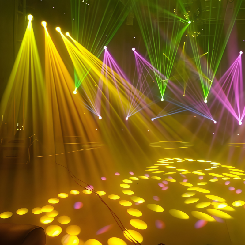 295W LED Moving Head Stage Light RGBW DMX Control Body for Club Party DJ KTV Disco Warehouses