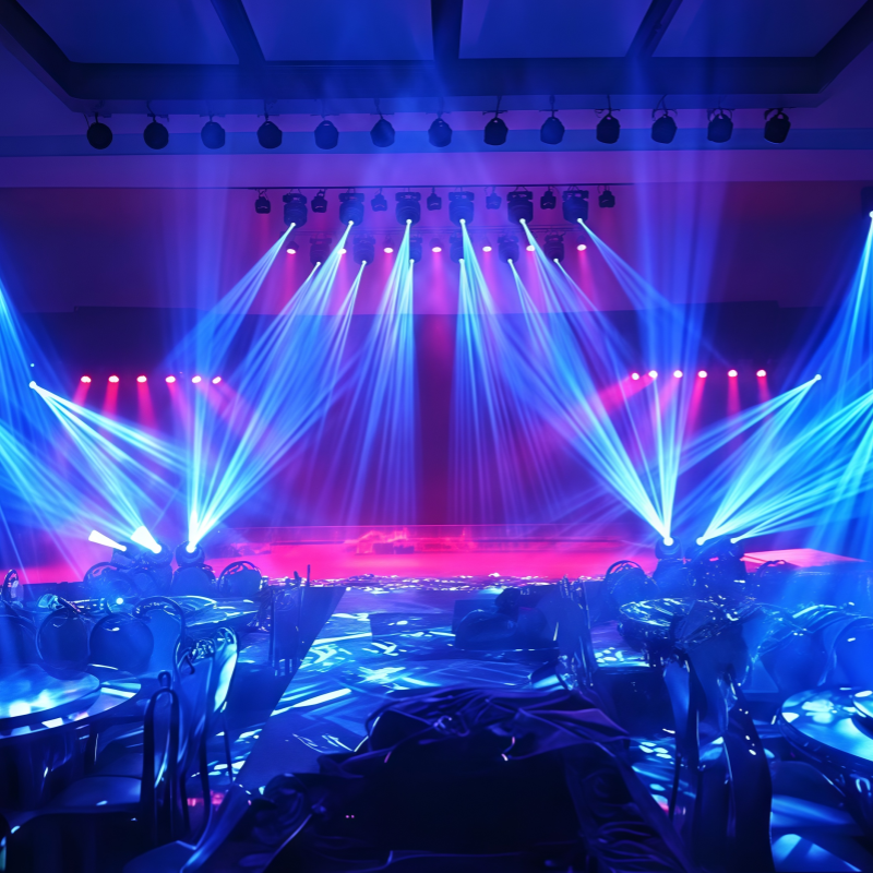 295W LED Moving Head Stage Light RGBW DMX Control Body for Club Party DJ KTV Disco Warehouses