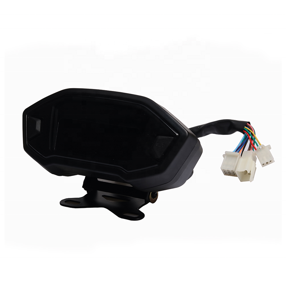 TERFU Motorcycle Digital Speedometer Digital Tachometer Dashboard Instrument Panel Meter LCD Display